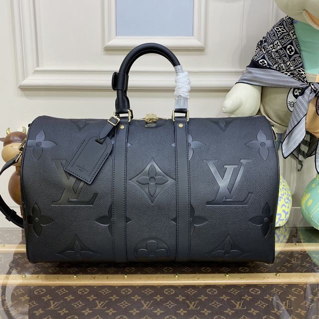 Louis vuitton original calfskin keepall 45 M46114 black