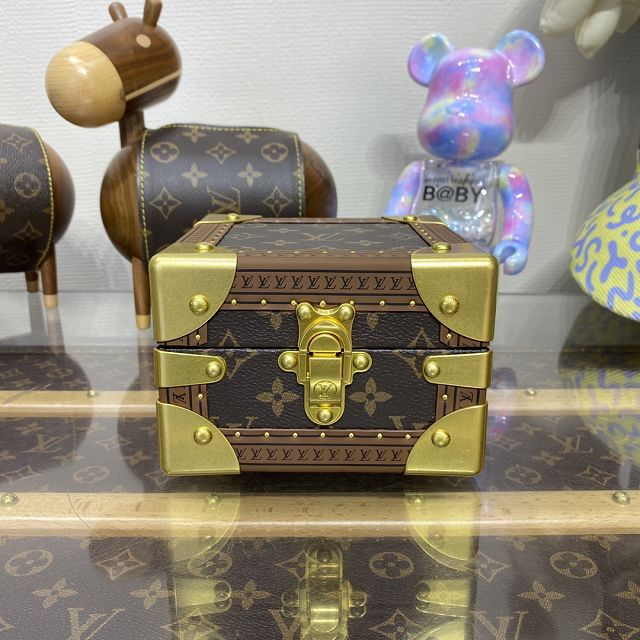 Louis vuitton original canvas mini treasure case M20295