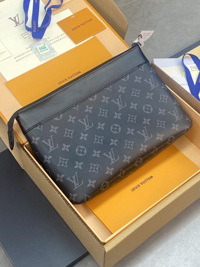 Louis vuitton original monogram eclipse pochette voyage M82543 