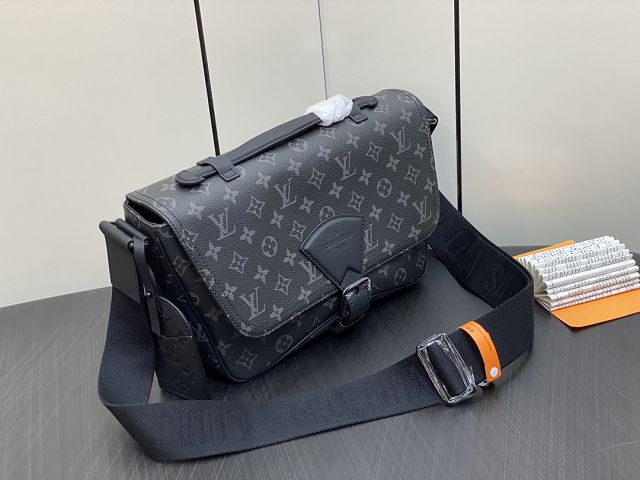 Louis vuitton original monogram eclipse montsouris messenger bag M46685	