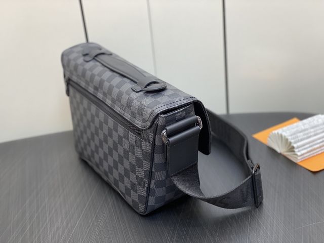 Louis vuitton original damier graphite montsouris messenger bag M46686 