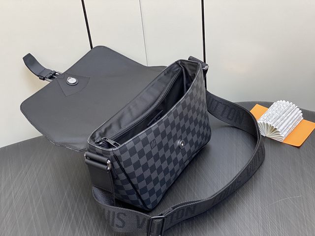 Louis vuitton original damier graphite montsouris messenger bag M46686 