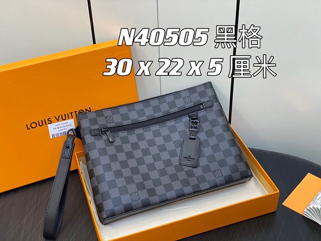 Louis vuitton original damier graphite pochette N40505