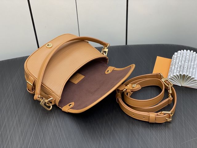 Louis vuitton original epi leather saumur BB M23470 caramel