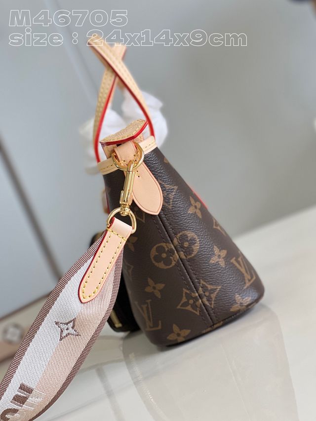 Louis vuitton original monogram canvas neverfull BB M46705 beige