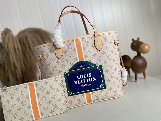 Louis vuitton original monogram canvas neverfull mm M23501 beige	