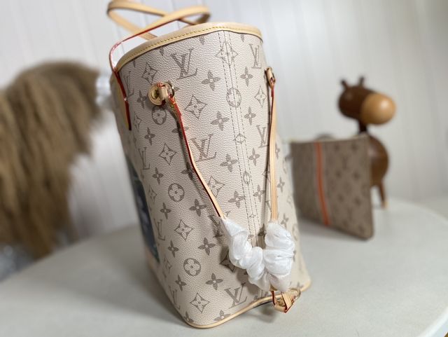 Louis vuitton original monogram canvas neverfull mm M23501 beige	