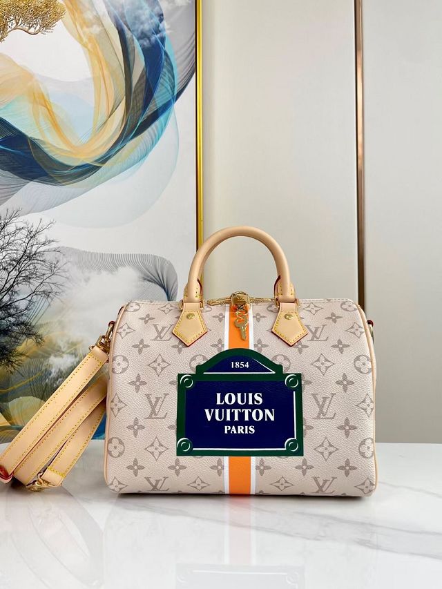 Louis vuitton original monogram canvas speedy 25 m46749 beige