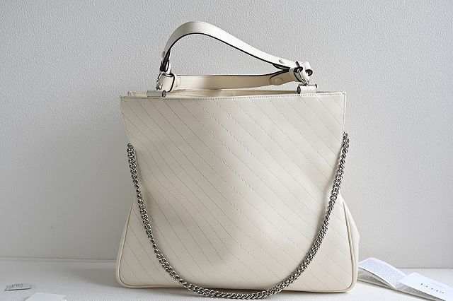 2023 GG original calfskin blondie medium tote bag 751516 white