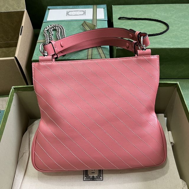 2023 GG original calfskin blondie small tote bag 751518 pink