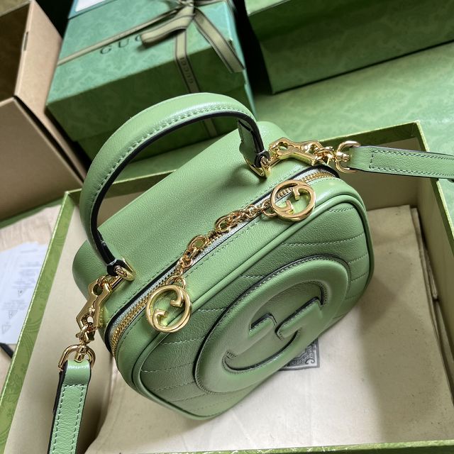 2023 GG original calfskin blondie mini shoulder bag 744434 green