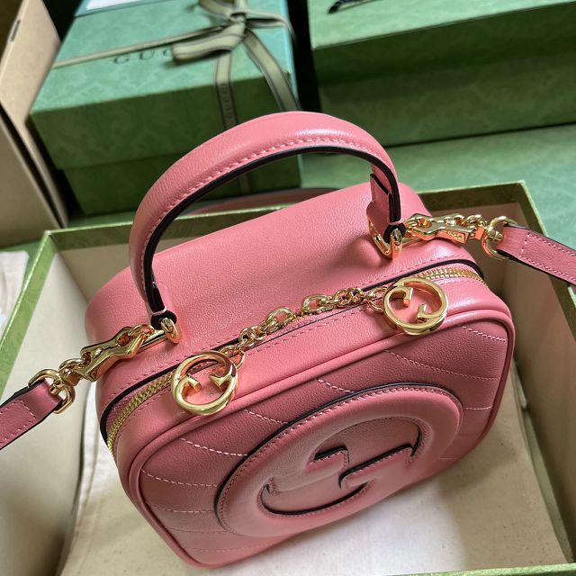 2023 GG original calfskin blondie mini shoulder bag 744434 pink