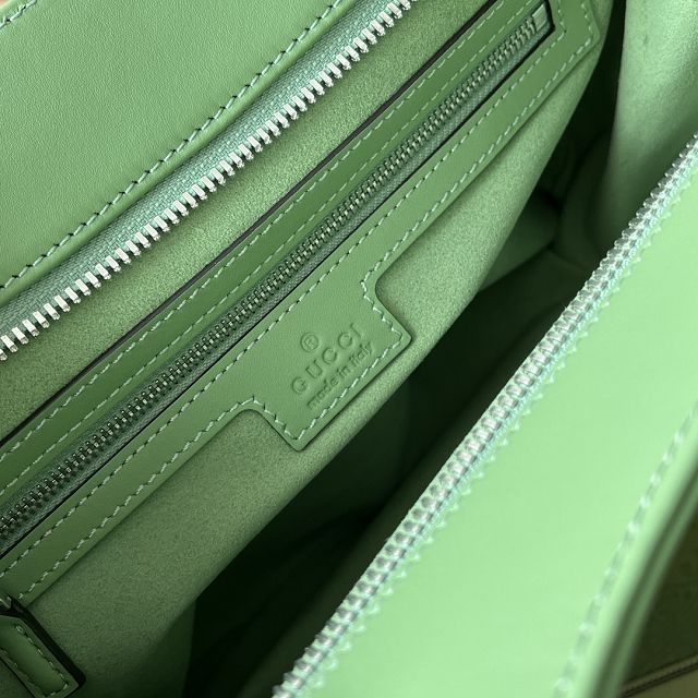 2023 GG original calfskin medium tote bag 745918 green