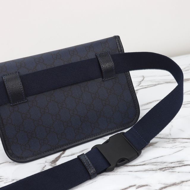 GG original canvas belt bag 752597 dark blue