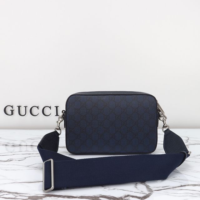 GG original canvas shoulder bag 699439 dark blue