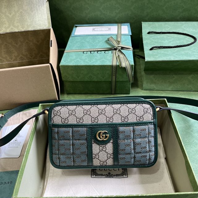 GG original canvas mini shoulder bag 751914 green