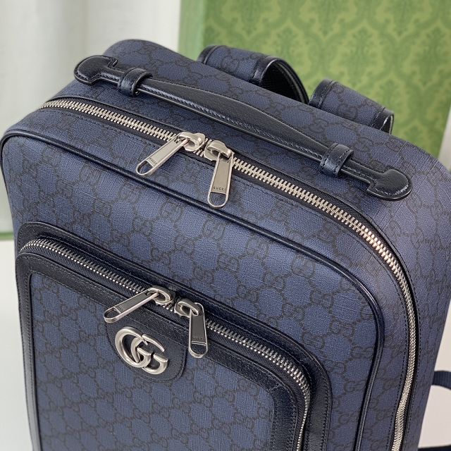 GG original canvas ophidia medium backpack 745718 dark blue