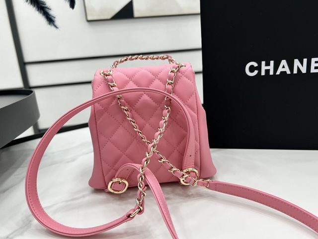 CC original calfskin small backpack AS3787 pink