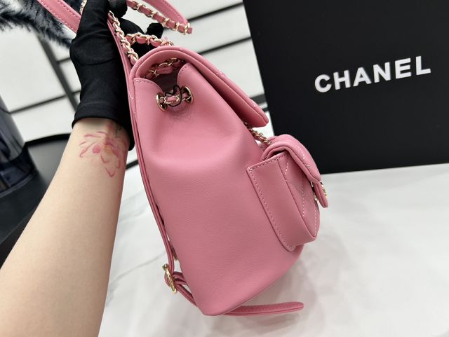 CC original calfskin backpack AS3860 pink