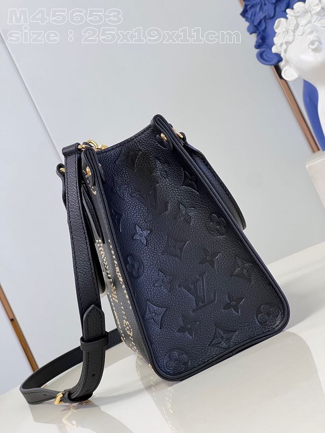 2023 Louis vuitton original calfskin onthego pm M46733 black