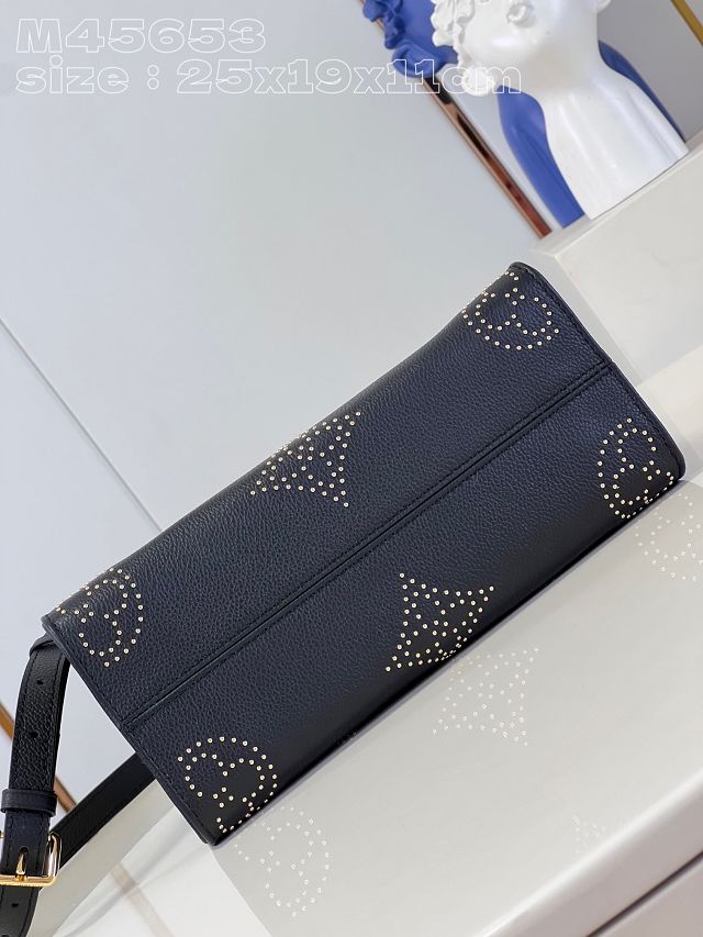 2023 Louis vuitton original calfskin onthego pm M46733 black