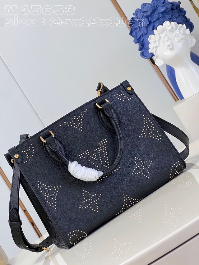 2023 Louis vuitton original calfskin onthego pm M46733 black