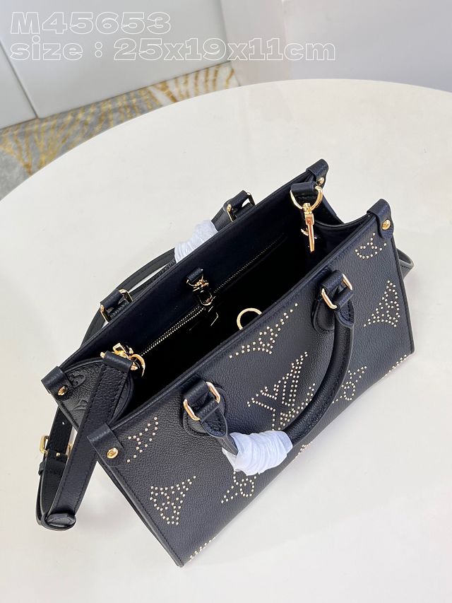 2023 Louis vuitton original calfskin onthego pm M46733 black