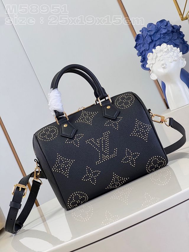 2023 Louis vuitton original calfskin speedy 25 m46736 black