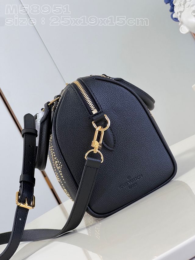 2023 Louis vuitton original calfskin speedy 25 m46736 black