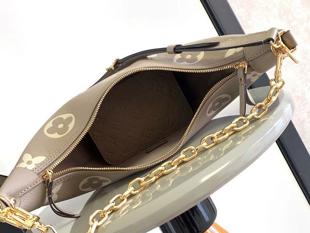 Louis vuitton original calfskin loop hobo bag M46738 grey