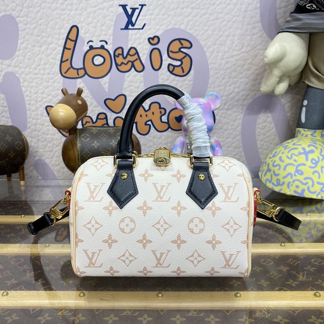 Louis vuitton original monogram canvas speedy 20 M46906 white