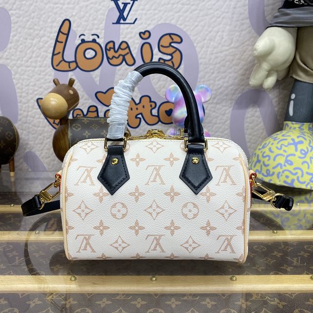 Louis vuitton original monogram canvas speedy 20 M46906 white