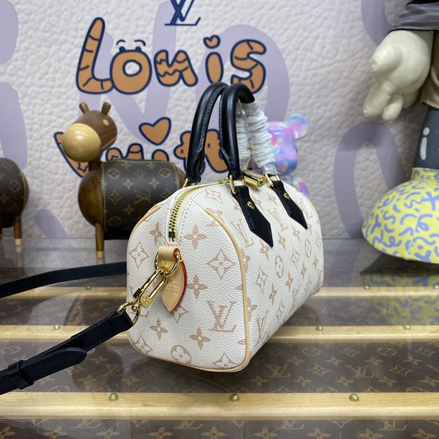 Louis vuitton original monogram canvas speedy 20 M46906 white