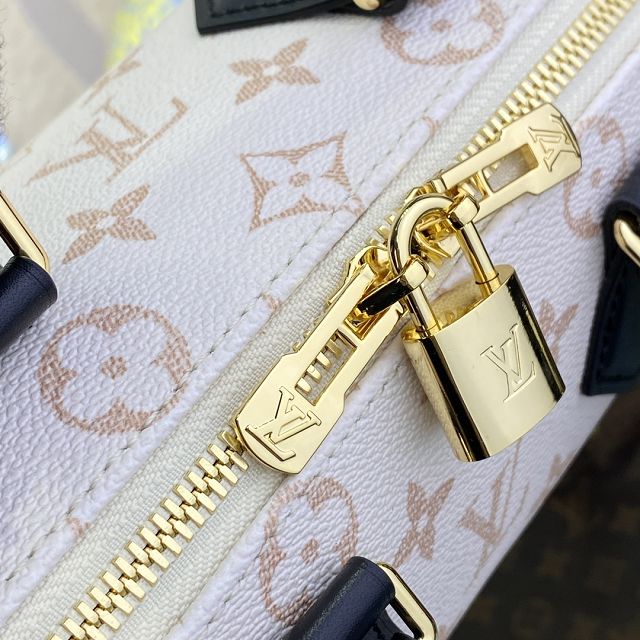 Louis vuitton original monogram canvas speedy 20 M46906 white