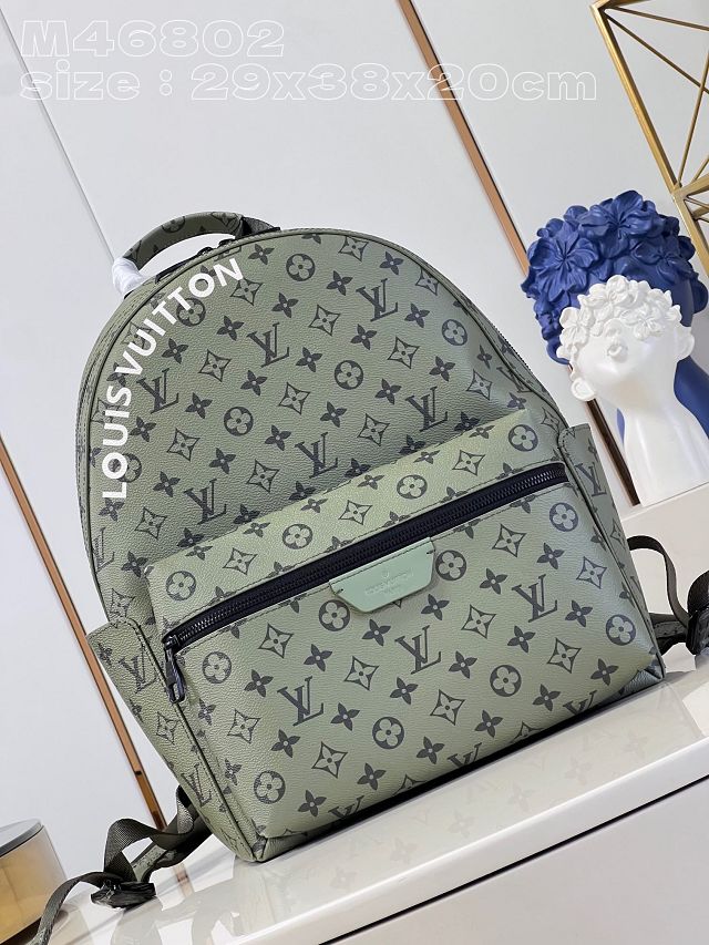 Louis vuitton original monogram canvas discovery backpack PM M46802 green