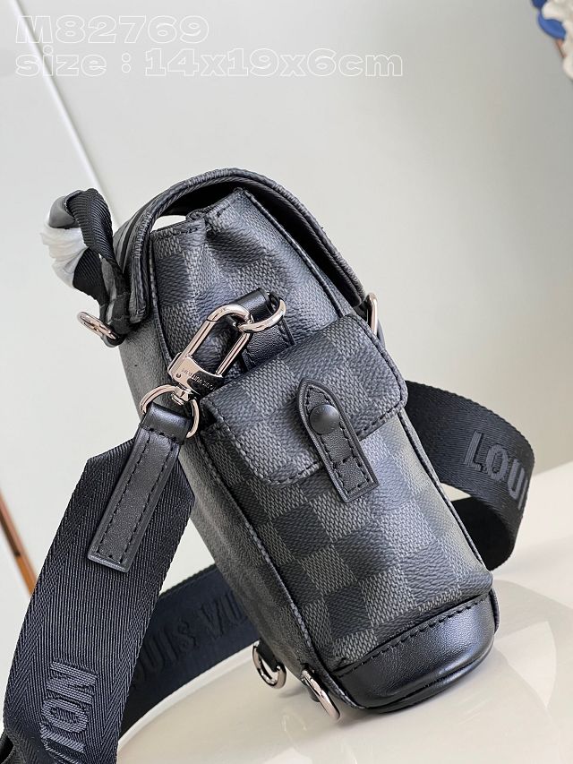 Louis vuitton original damier graphite nano christopher backpack N82761