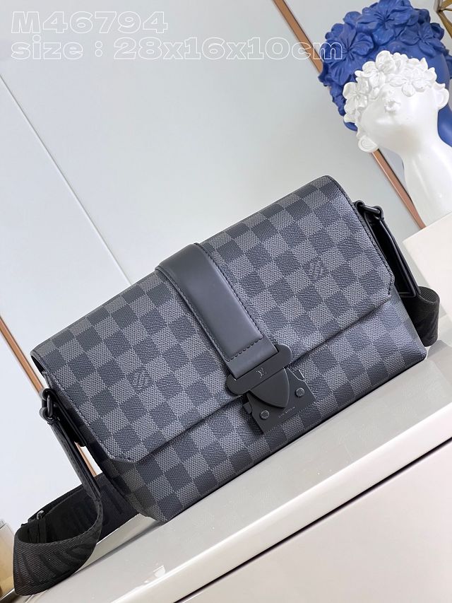 Louis vuitton original damier graphite s-cape messenger bag N46791