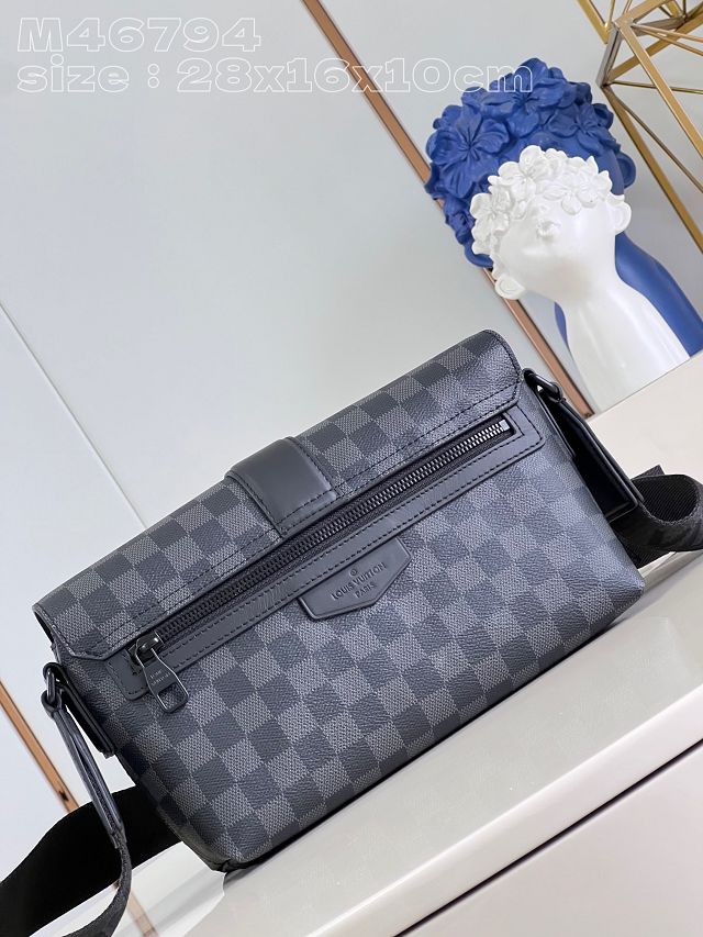 Louis vuitton original damier graphite s-cape messenger bag N46791