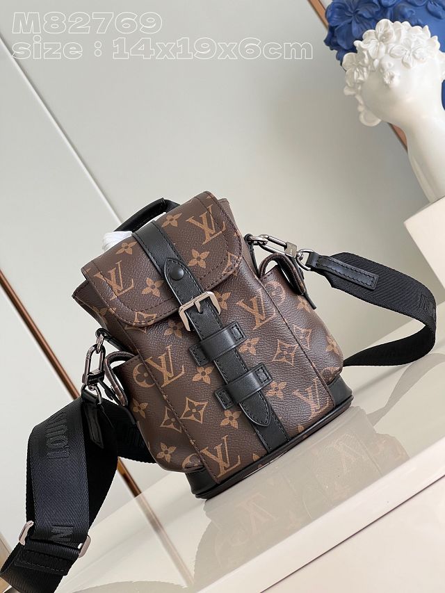 Louis vuitton original monogram canvas nano christopher backpack M82768