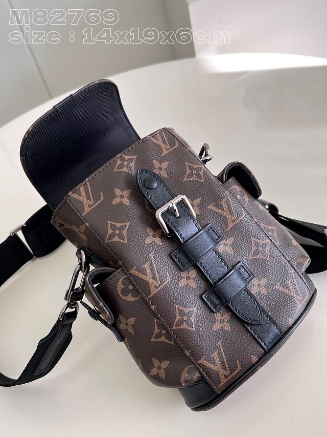 Louis vuitton original monogram canvas nano christopher backpack M82768