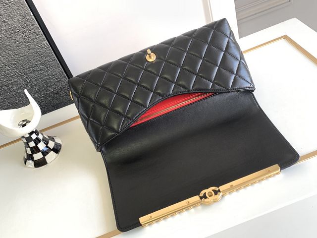 CC original lambskin evening bag AS4455 black