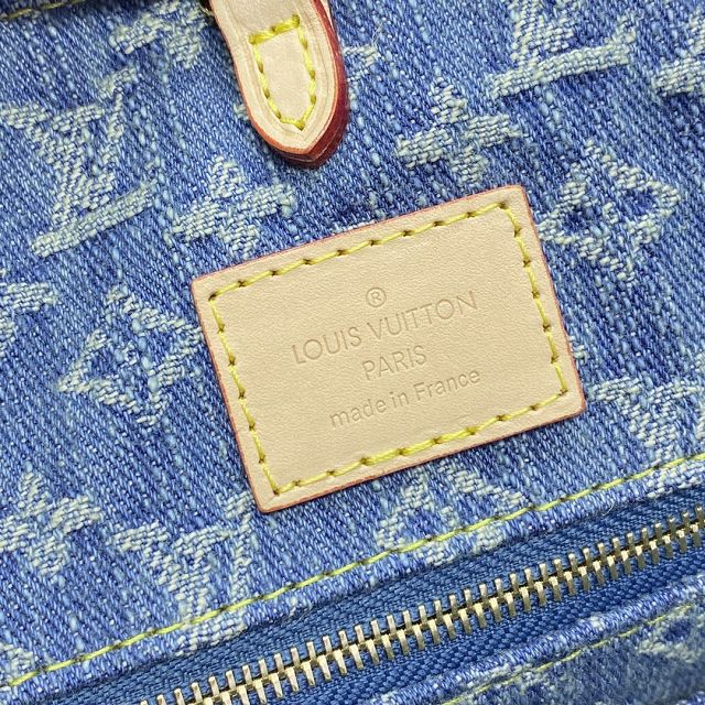 2024 Louis vuitton original denim onthego mm M46871 blue