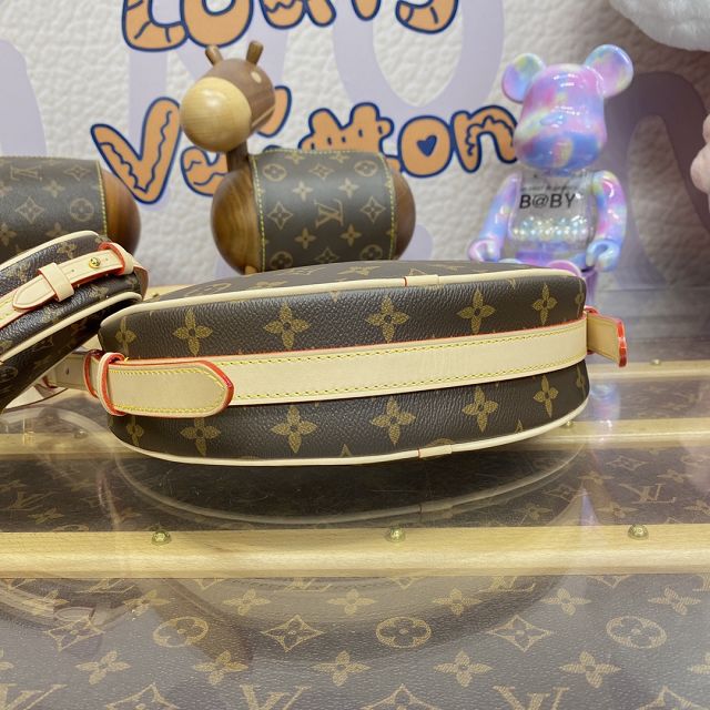 2024 Louis vuitton original monogram canvas croissant MM handbag M46828 