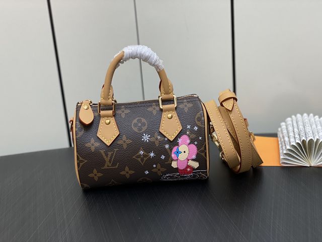 Louis vuitton original monogram canvas nano speedy M82624 