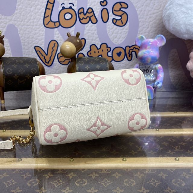 Louis vuitton original calfskin speedy 20 M46875 white&chamallow