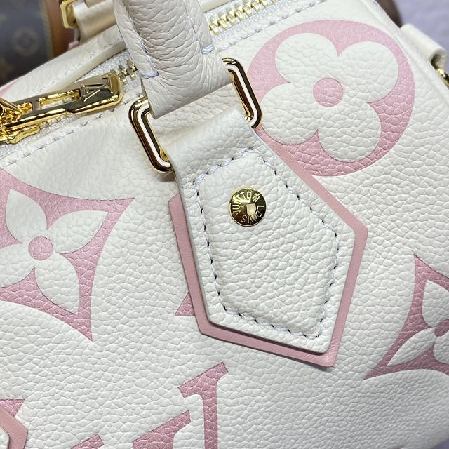 Louis vuitton original calfskin speedy 20 M46875 white&chamallow