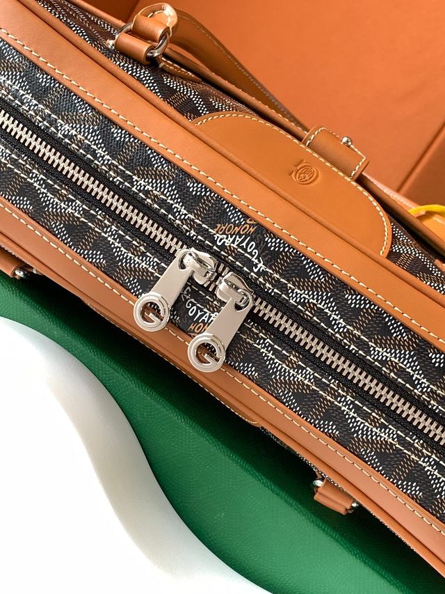 Goyard original canvas baguette bag GY0100 tan