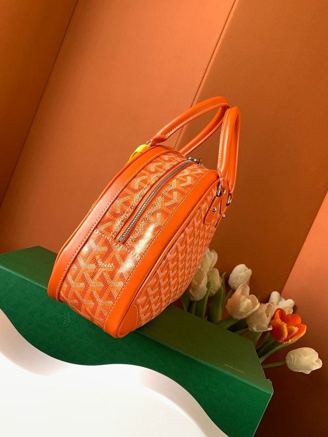 Goyard original canvas bowling bag GY0099 orange