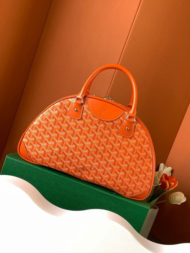 Goyard original canvas bowling bag GY0099 orange