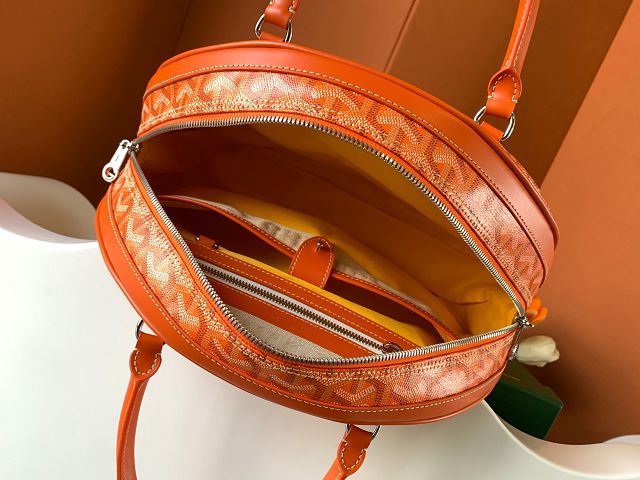 Goyard original canvas bowling bag GY0099 orange